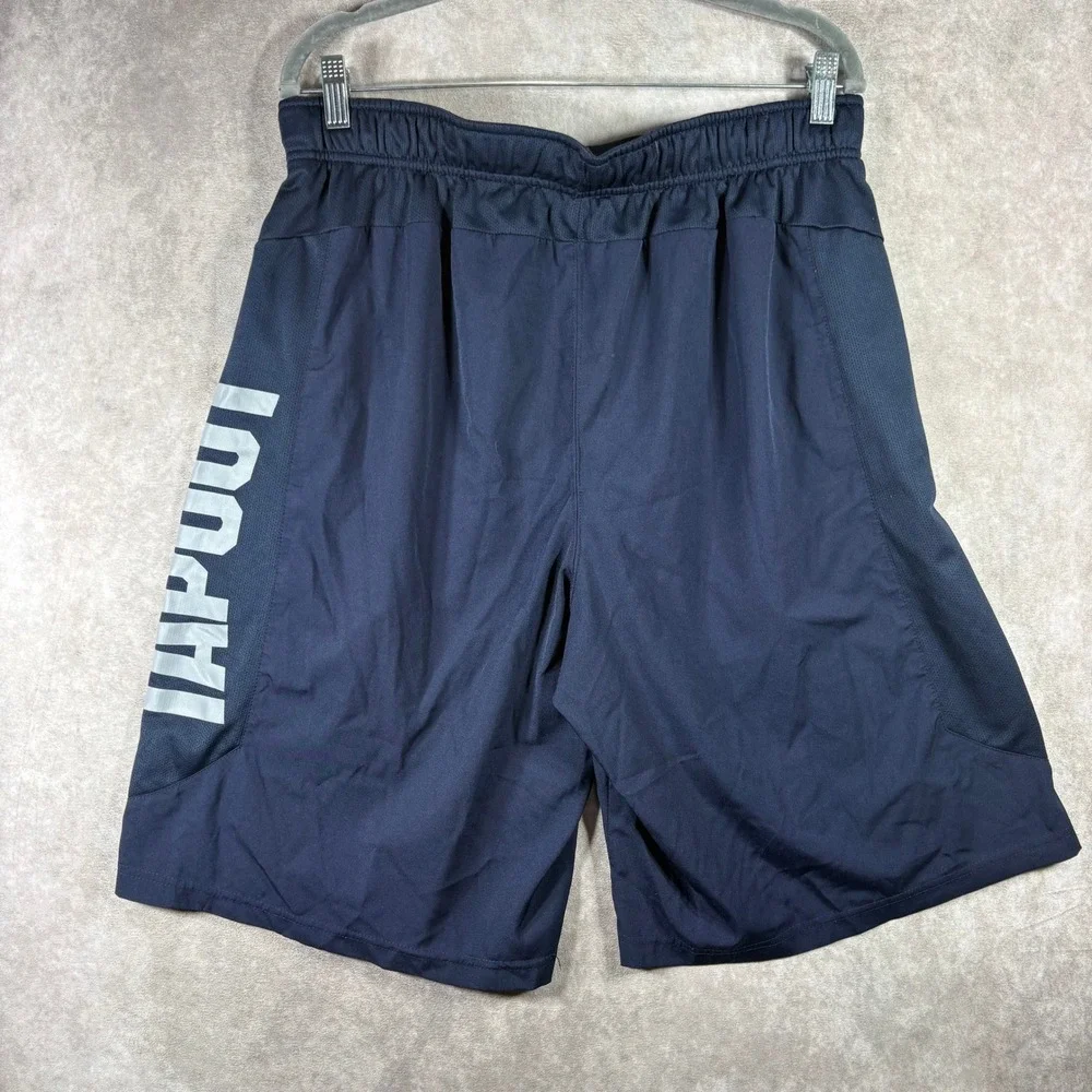Tapout Shorts‎ Mens Large Blue Athletic Performance Training MMA Logo Graphic